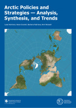 report cover page with map of arctic region